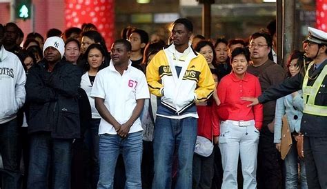 are they black people in china